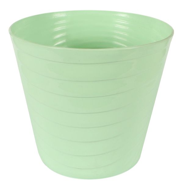 Горшок пластиковый Capri 220 мм круглый зеленый (0111) 