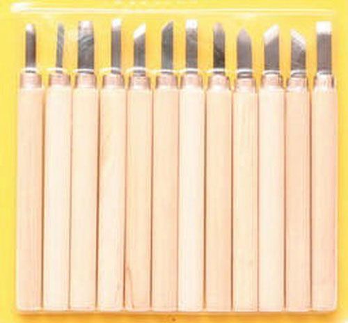 Резцы по дереву 12 шт. в блистере 11514 D.K.Art&Craft