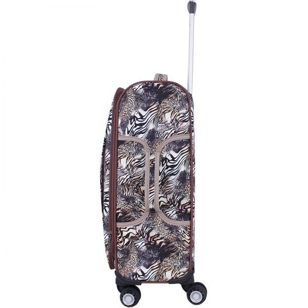 Чемодан Bagland Леопард 36 л коричневый 725 (0037966194) 