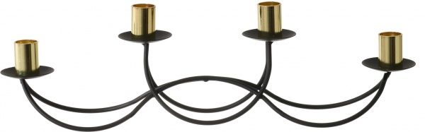 Подсвечник Волна 43x5x13.5 см