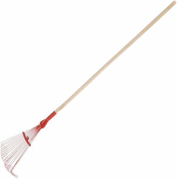 Граблі віялові з держаком дріт пофарбований