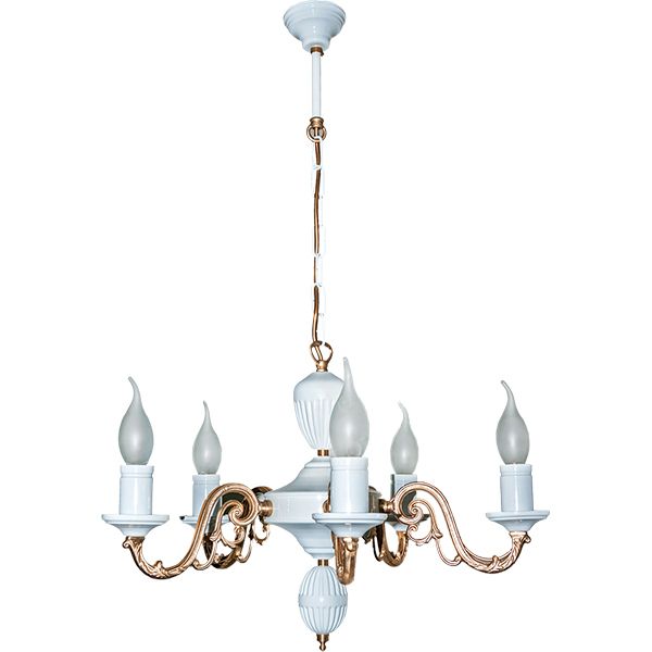 Люстра Фабрика Світла НСБ 209-5х60-051 5x60 Вт E14 белый 