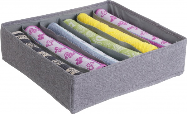 Органайзер для белья SO04117-1 London темно-серый 6 секций 90x320x320 мм