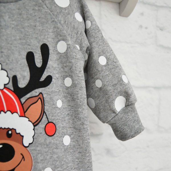 Ромпер-реглан унисекс Blanka Олени р.80 серый 110096 
