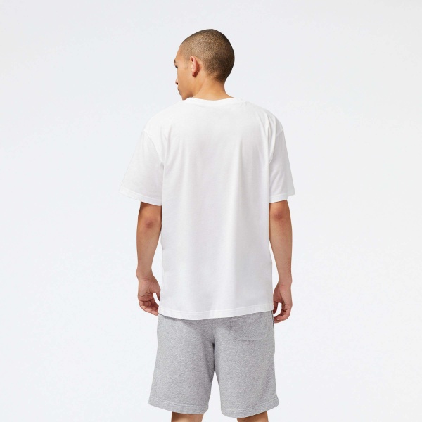 Футболка New Balance SPORT SEASONAL GRAPHIC MT31904WT р.XL белый