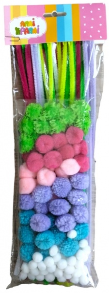 Набор для творчества Синелка и помпоны АпліКраплі 