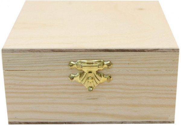 Скринька дерев'яна з замком 15х8х15см Rosa Talent 