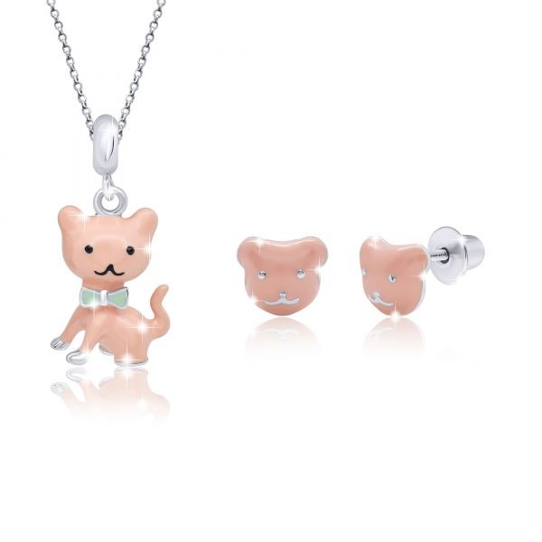 Кулон UMa&UMi Котик коралловый