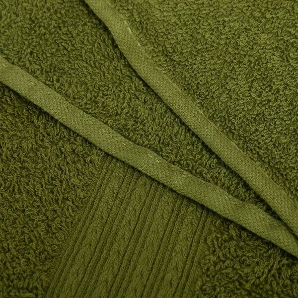 Рушник Косичка 360гр/м 100x150 см оливковий Simi 