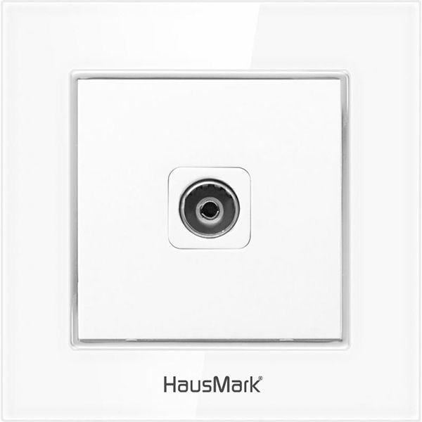 Розетка TV HausMark Alta белый SNG-SCP.SQ20MG1TV-WH