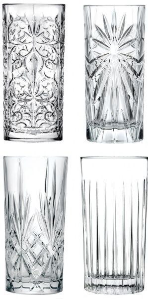 Набор стаканов высоких Mixology 368 мл 4 шт. RCR 