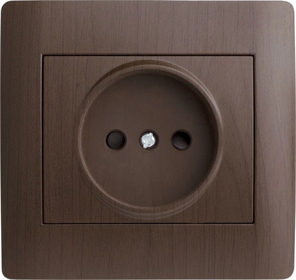 Розетка LXL Oscar TL1123NA венге 8536699090