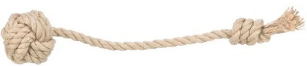 Іграшка Trixie для собак Канат з м'ячем котон d=5 см/33 см 34864
