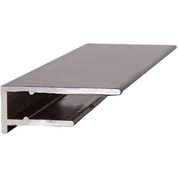 Профіль торцевий алюмінієвий 4мм x 2,1м 8017 коричневий