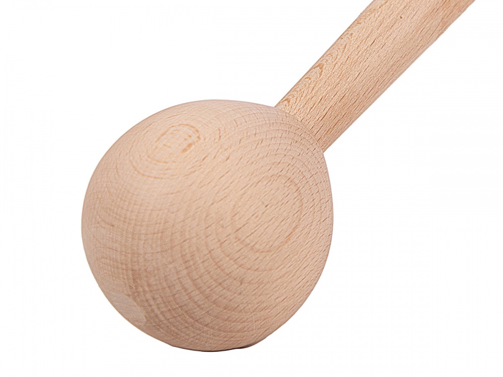 Картофелемялка Жива деревянная круглая 30 см