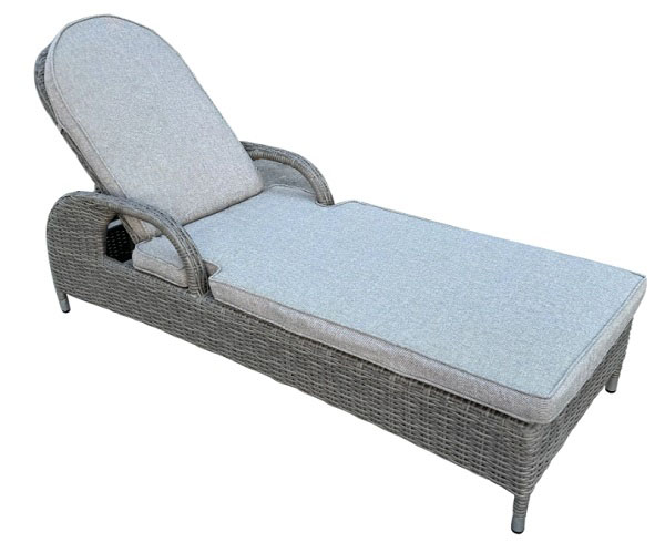 Шезлонг Bella Vita из искусственного ротанга Барри 64x168 см