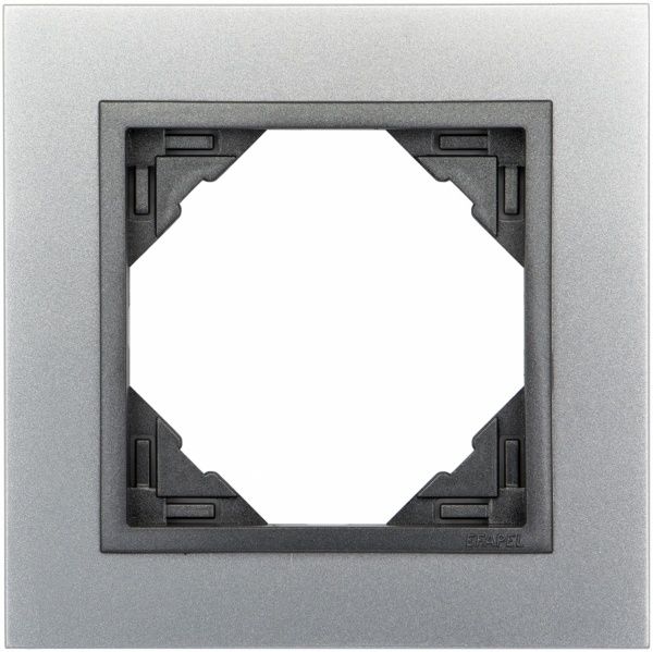 Рамка Efapel ANIMATO Logus алюминий 90910 TAS