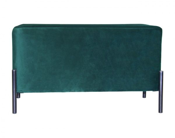 Пуф-скамья Jasmin велюр темно-зеленый 