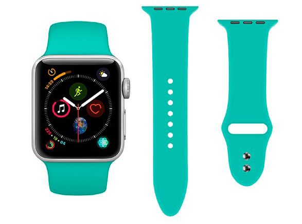 Ремінець Silicone Sport Strap для Apple Watch 38 мм/40мм green oryx-38ml.turquoise 