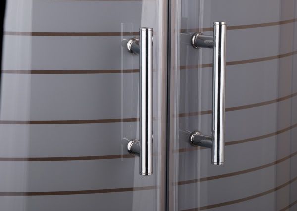 Душевая кабина UP! (Underprice) R-522 GS 90x90x1940 профиль хром, стекло прозрачное