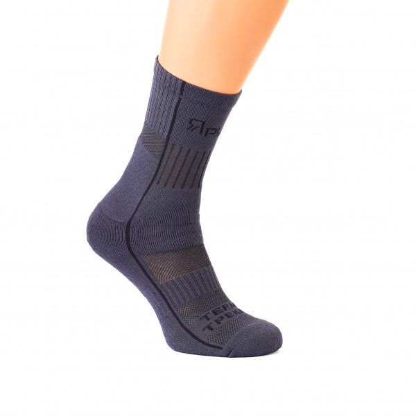 Шкарпетки чоловічі Ярунь трекінгові махрові Ярунь сірі 41-43