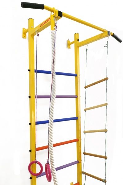 Шведська стінка дитяча PLENERGY Lion жовта SH005-BK 