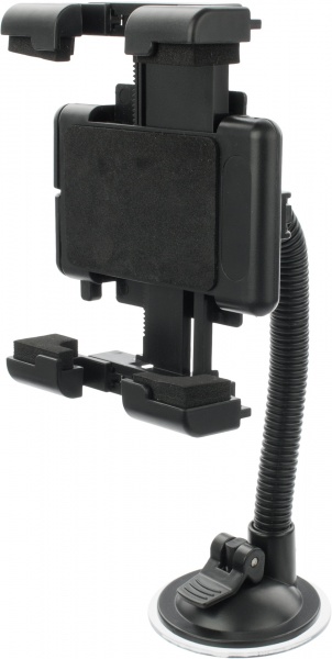 Тримач для мобільного телефона з гнучкою ручкою для автомобілів чорний