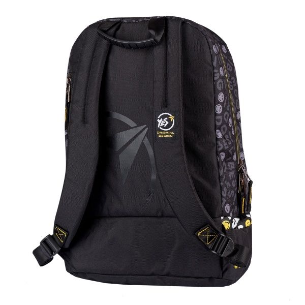 Рюкзак YES TS-79 Smiley World.Black&Yellow чорний