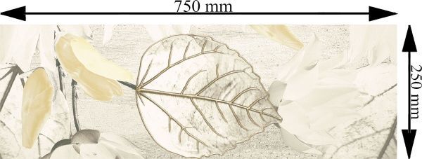 Плитка Ceramika Paradyz MAGNOLIA GRYS INSERTO B 25х75 