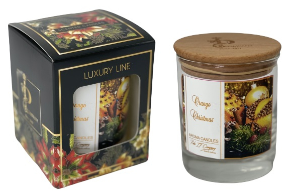 Свеча ароматическая Pako-If Luxury Line (S ) Orange Christmas 200 г 