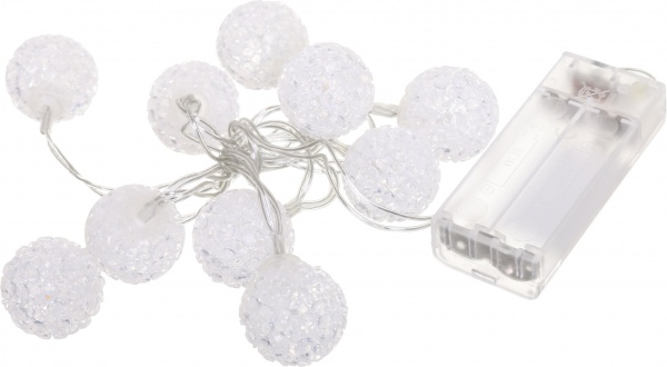 Электрогирлянда с шарами Aх5304390 встроенный светодиод (LED) 10 ламп 1,3 м 