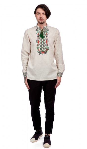 Вишиванка Едельвіка 449-20/08 сірий р. 48 