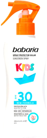 Спрей сонцезахисний Babaria Kids Sunscreen SPF30 для дітей 200 мл