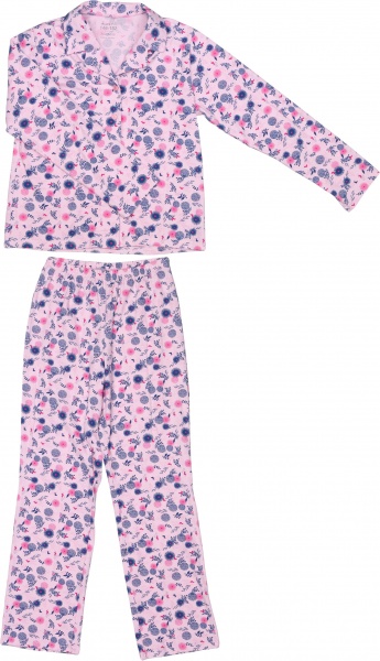 Пижама детская для девочек KOSTA 1431-7 р.122–128 розовый 