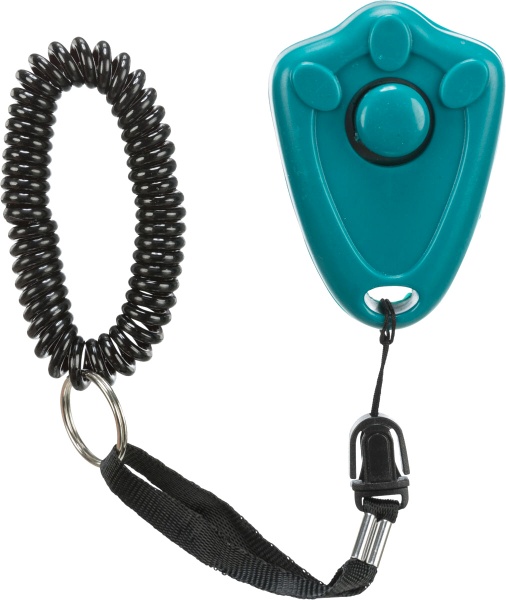 Брелок-клікер Trixie для собак з кнопкою та пружинним браслетом в асортименті (2287)