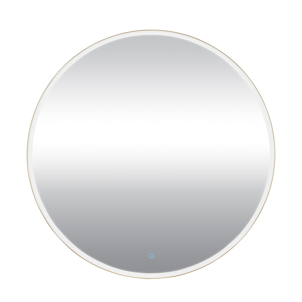 Зеркало со встроенной подсветкой Aqua Rodos Lorenzo gold D-100 sensor