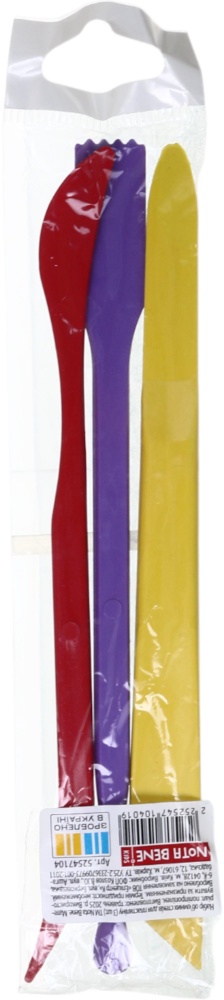 Набор объемных стеков для пластилина 3 шт Nota Bene