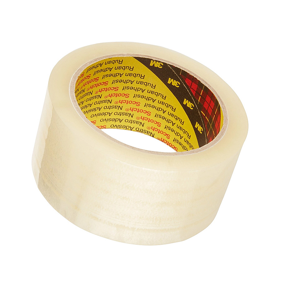 Клейкая лента 3M 1713-T-50-25,0 прозрачная каучуковый адгезив (Hot Melt) 50 мм 25 м 48 мкм