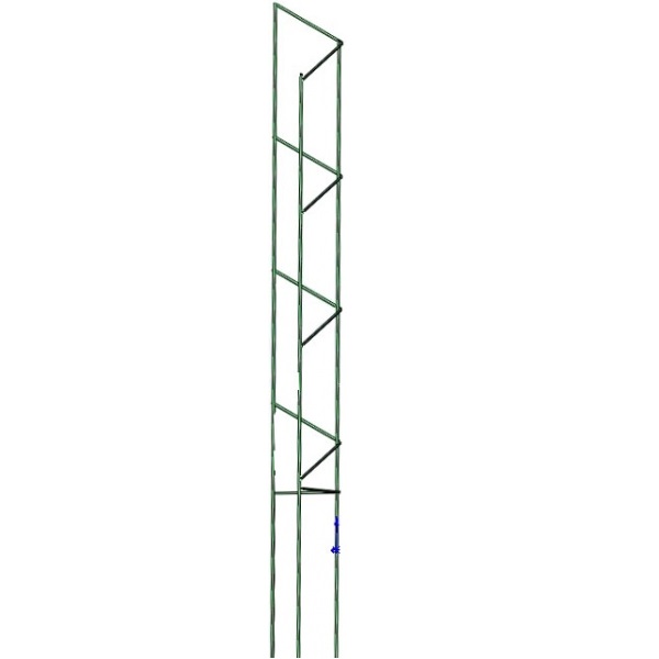 Шпалера для рослин stella 1500х100мм (зелена)