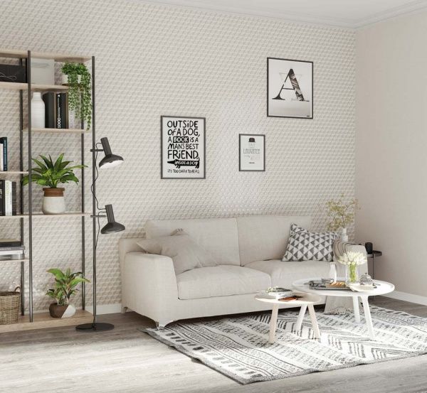 Шпалери зі спіненого вінілу Sintra Modern 3D CUBES 356616 0,53x10,05 м 