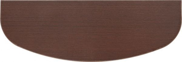 Полка ДСП угловая радиусная 600x200 мм венге 