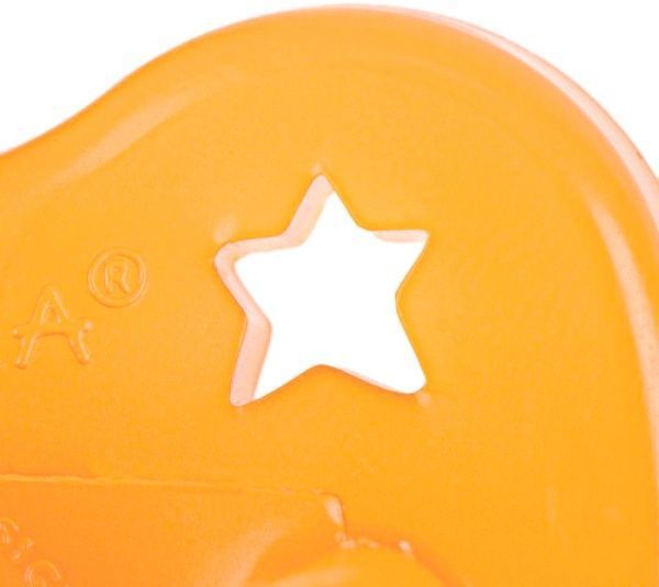 Соска-пустышка Hevea Star and Moon анатомическая от 0 до 3 месяцев Оранжевая