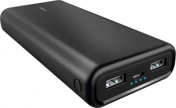 Внешний аккумулятор (Powerbank) Trust 20000 mAh black (23481) 