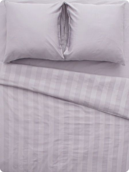 Комплект постельного белья Emboss 2 серый Sesli Tekstil 