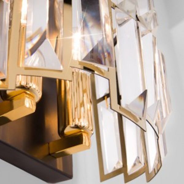 Бра Strotskis Zolletta 2x60 Вт E14 золото/прозрачный 313/2 (золото) 