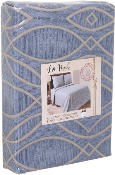 Комплект постельного белья Моди 2,0 голубой с рисунком La Nuit 