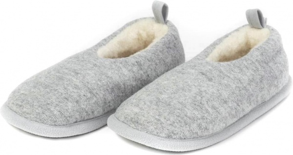 Тапки домашние Flokati Notra р.42-43 серый 