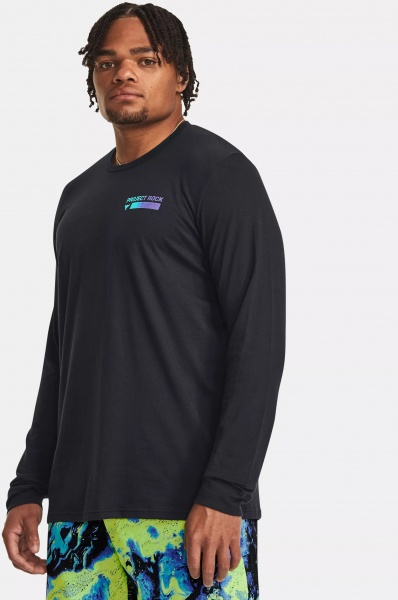 Футболка Under Armour UA PJT ROCK BRAHMA LS 1379840-001 р.M черный