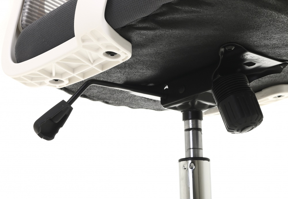 Кресло офисное Фоши серый/белый