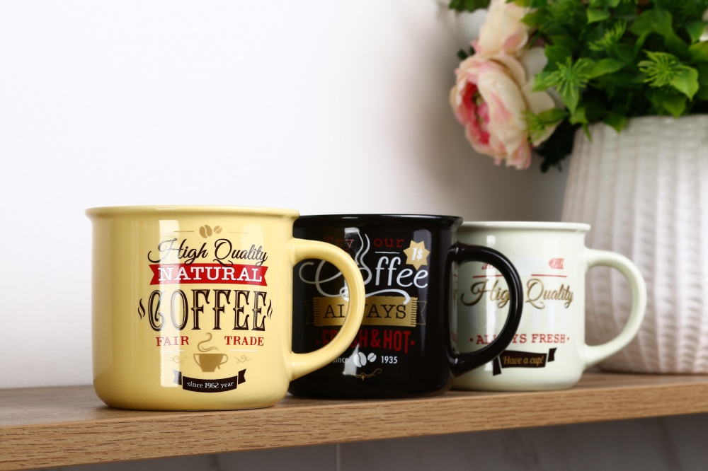 Чашка Fiora Vintage yellow 355 мл